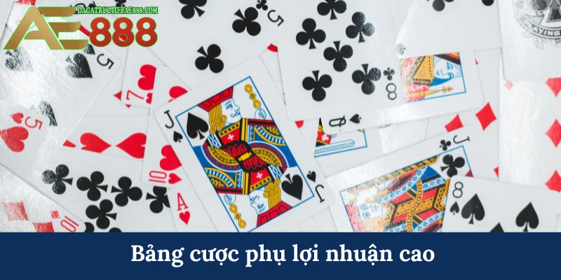 Cách chơi Andar Bahar - Bí quyết cược chiến thắng tại AE888 6 Bảng cược phụ lợi nhuận cao