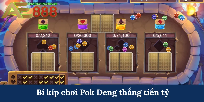 Cách chơi Pok Deng - Khám phá quy luật chi tiết từ AE888 8 Bí kíp chơi Pok Deng thắng tiền tỷ