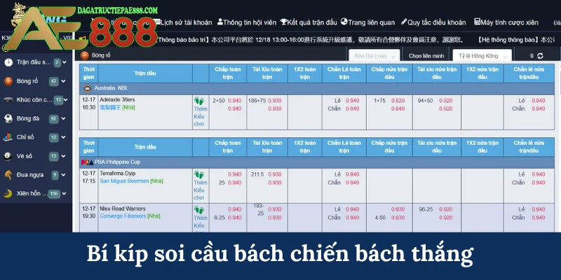 WG_SPORTS - Hành trình chọn kèo đấu chuẩn tại AE888 8 Bí kíp soi cầu bách chiến bách thắng