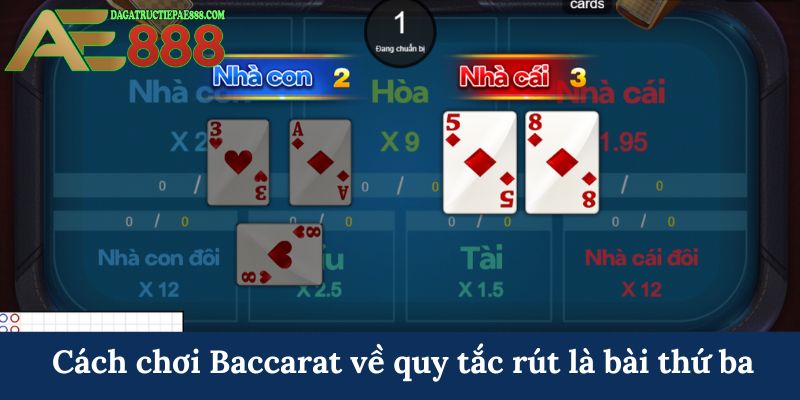 Cách Chơi Baccarat AE888 - Chìa Khóa Vàng Cho Mọi Tân Thủ 8 Cách chơi Baccarat về quy tắc rút là bài thứ ba