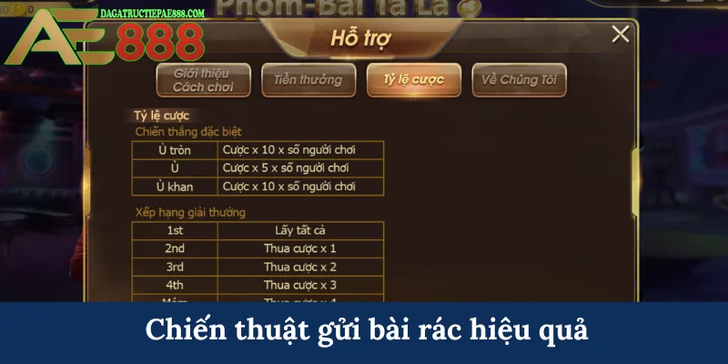 Cách chơi Phỏm AE888 - Tính toán cẩn thận, ù ngay lập tức 6 Chiến thuật gửi bài rác hiệu quả