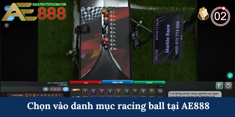 Racing ball AE888 - Cuộc đua tốc độ, đảm bảo sự kịch tính 8 Chọn vào danh mục racing ball tại AE888