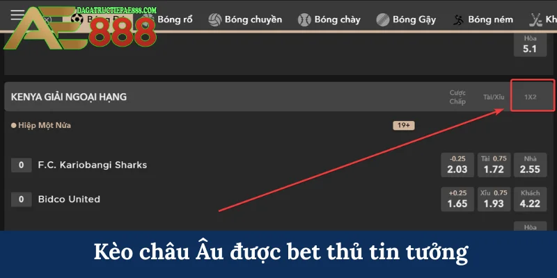 LUCKY_SPORTS - Bùng nổ sức nóng cá cược uy tín tại AE888 6 Kèo châu Âu được bet thủ tin tưởng
