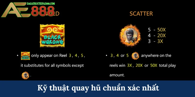Hắc Ngộ Không - Hành trình khám phá thần thoại nổ hũ AE888 7 Kỹ thuật quay hũ chuẩn xác nhất