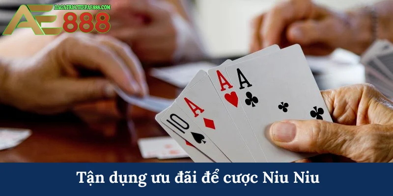 Cách chơi Niu Niu - Chiến lược đánh bài nghệ thuật tại AE888 8 Tận dụng ưu đãi để cược Niu Niu