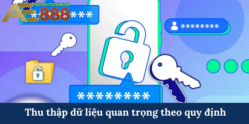 Chính sách bảo mật AE888 - Cam kết an toàn tuyệt đối 6 Thu thập dữ liệu quan trọng theo quy định
