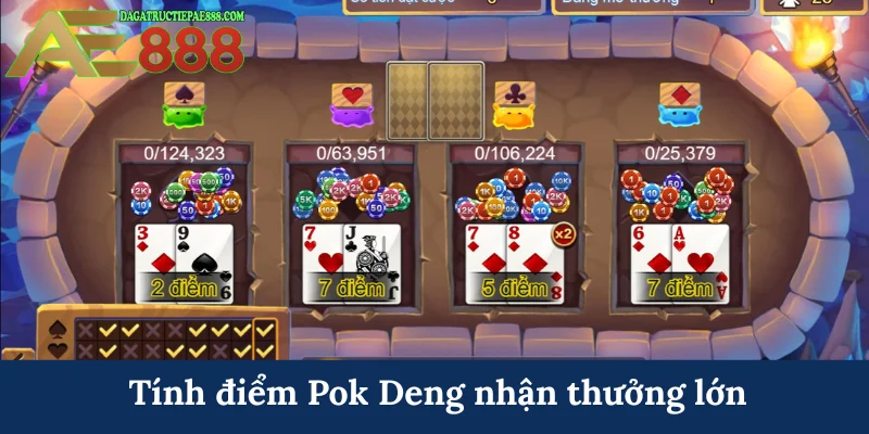Cách chơi Pok Deng - Khám phá quy luật chi tiết từ AE888 6 Tính điểm Pok Deng nhận thưởng lớn